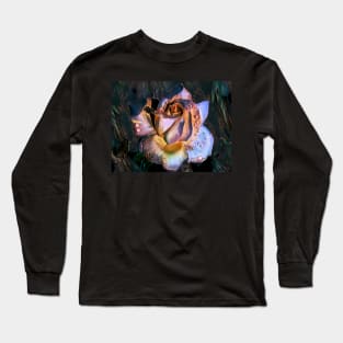 Mother of Pearl Rose Long Sleeve T-Shirt